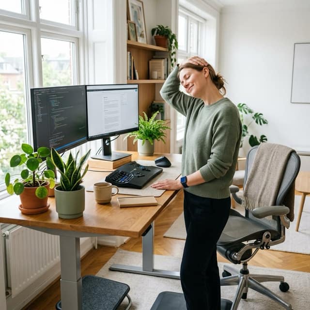 Ergonomik Ofis Düzeni ve Yoga: Bel ve Boyun Ağrılarını Önleme