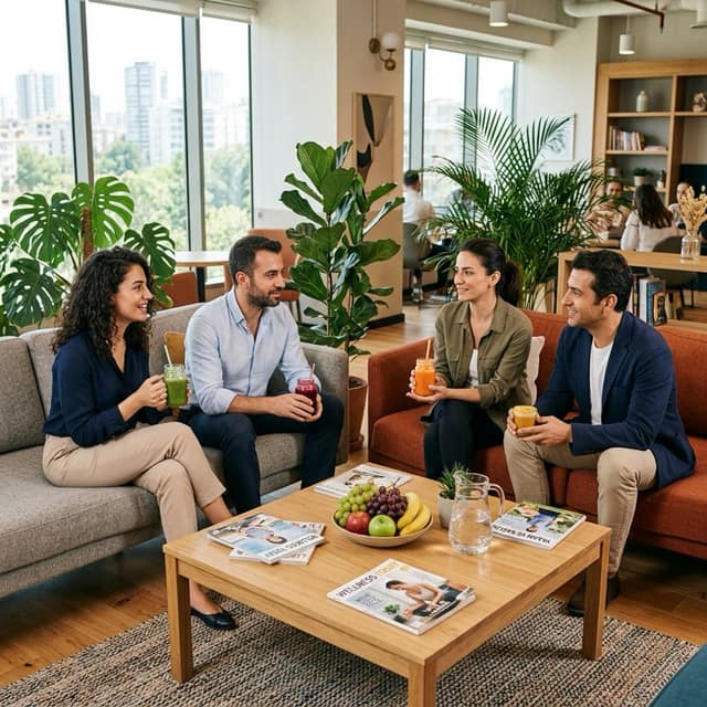 MindWellWork Kurumsal Wellness Sohbetleri pratiği yapan çalışanlar